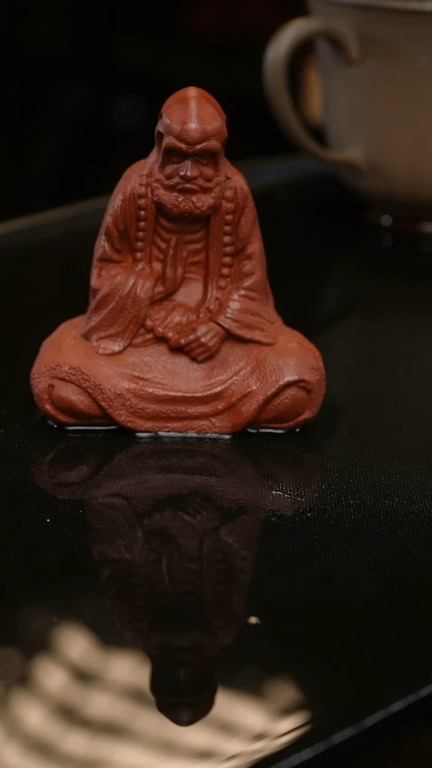 茶壶紫砂3 原矿紫砂茶宠达摩