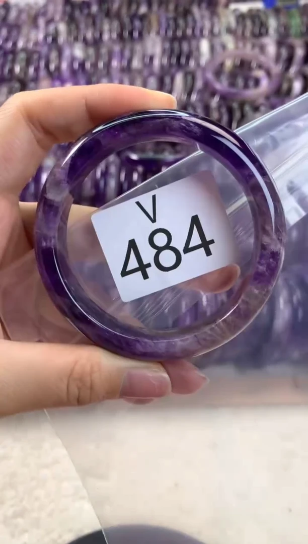 【闪购商品】水晶水晶手镯V未镶嵌484-57