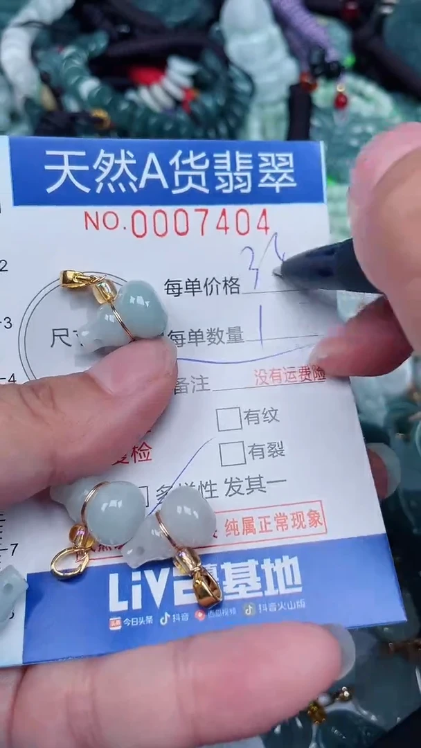 颈饰未镶嵌翡翠...0007404多样性发其中一个