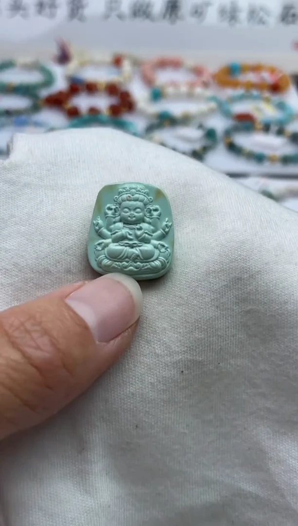 未镶嵌绿松石珠宝奇石60