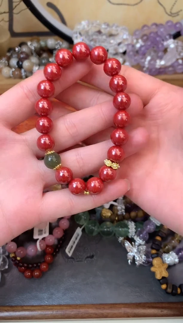 【闪购商品】玛瑙手饰未镶嵌108朱砂