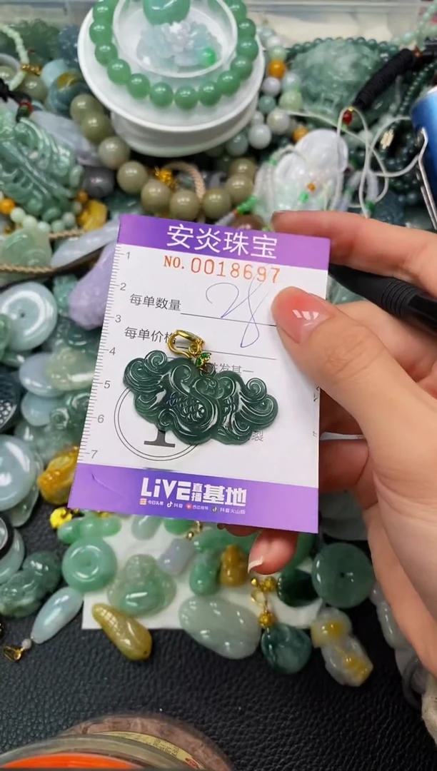 颈饰未镶嵌翡翠闪购0018697