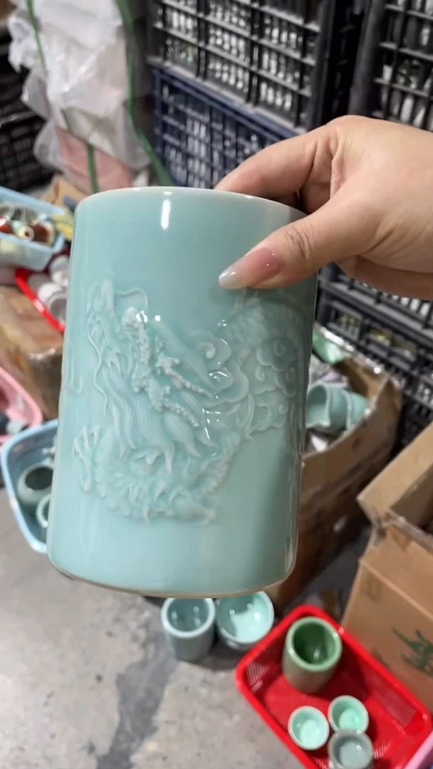 【闪购商品】全手特价福利 微瑕 慧仙青瓷