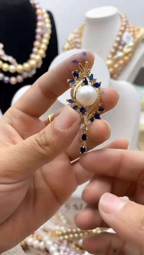 【闪购商品】淡水珍珠颈饰钛钢181