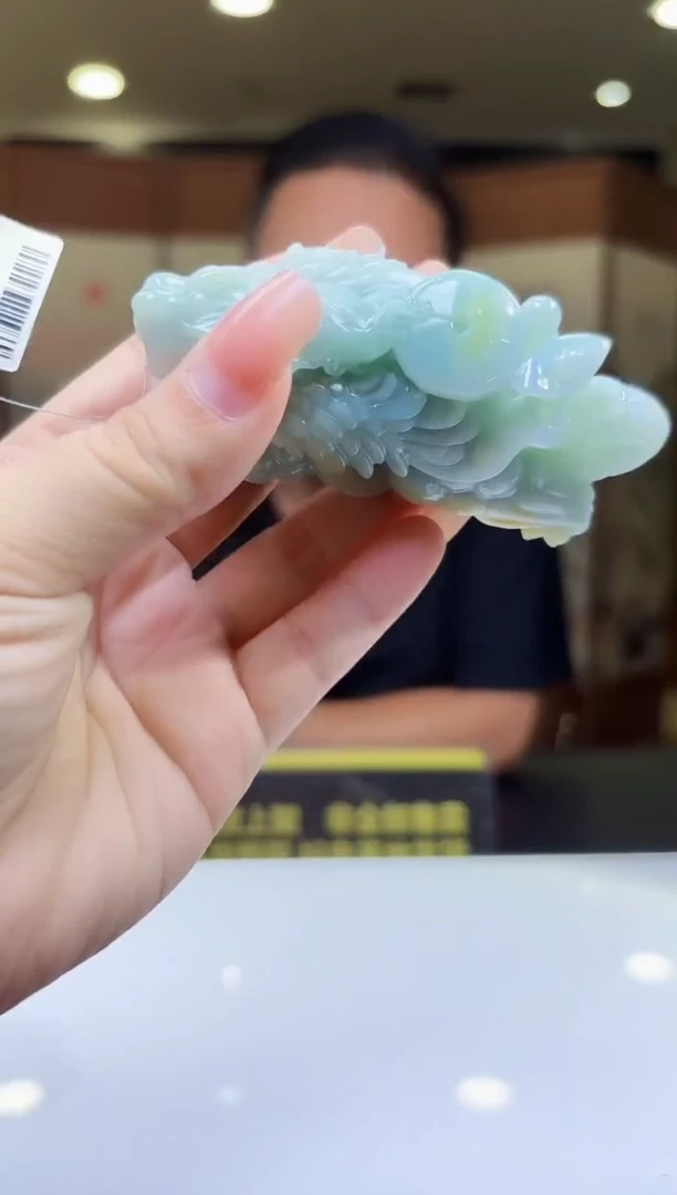 未镶嵌定制翡翠17/0911/C/发其一件/貔貅
