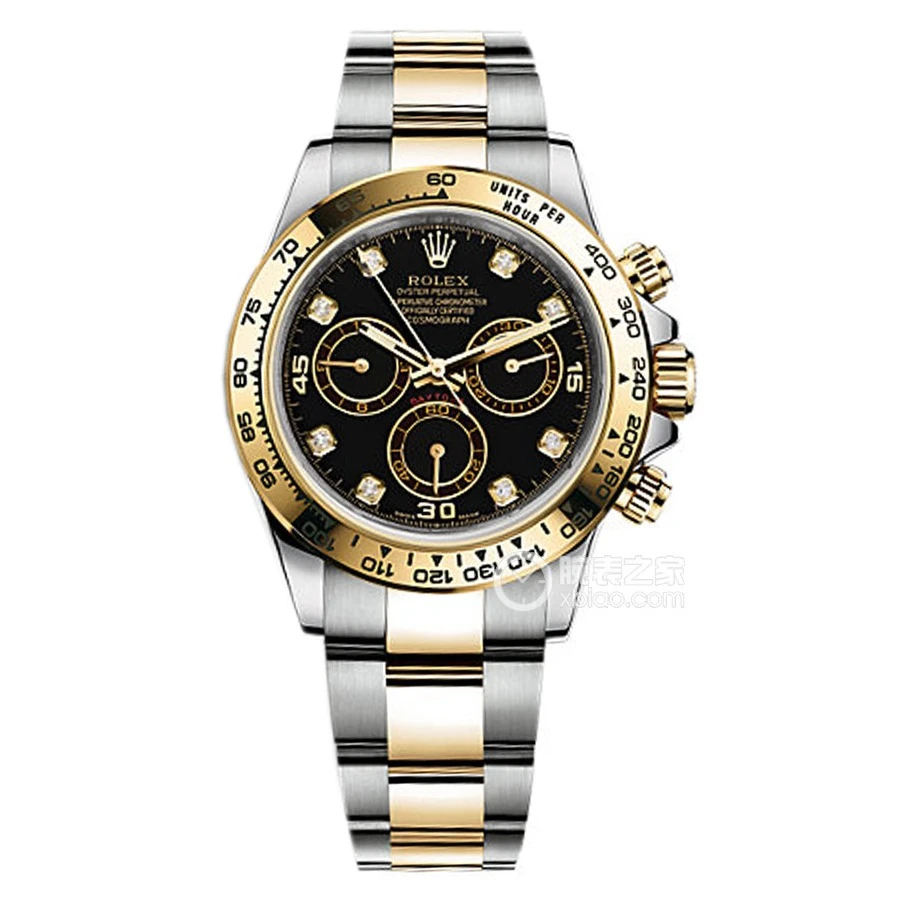99新 Rolex/劳力士 迪通拿116503/40表径黑盘钻刻/单表男士表