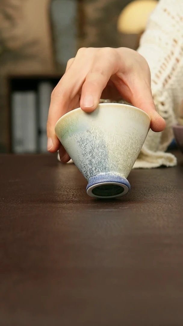 景德镇陶瓷杯碗柴烧多人