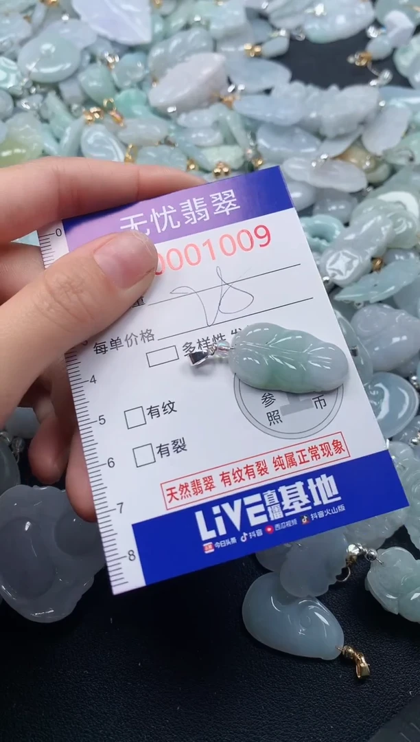 吊坠(不含链)未镶嵌翡翠1009