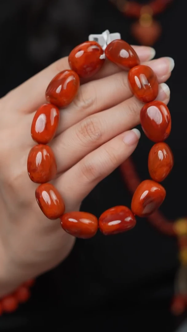 未镶嵌S17（多样性发一件）南红玛瑙单圈