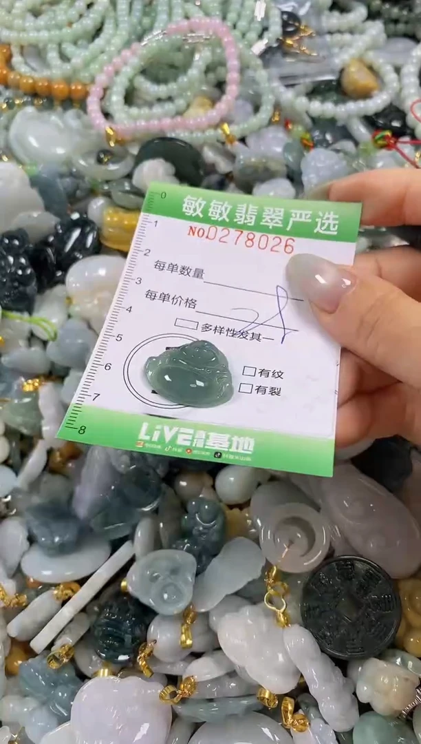 翡翠未镶嵌颈饰闪购0278026
