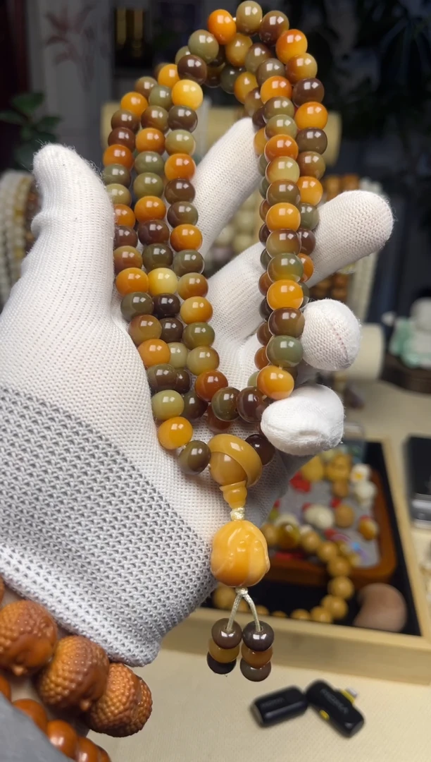 吊坠菩提根/象牙果菩提敦煌多宝脖挂108