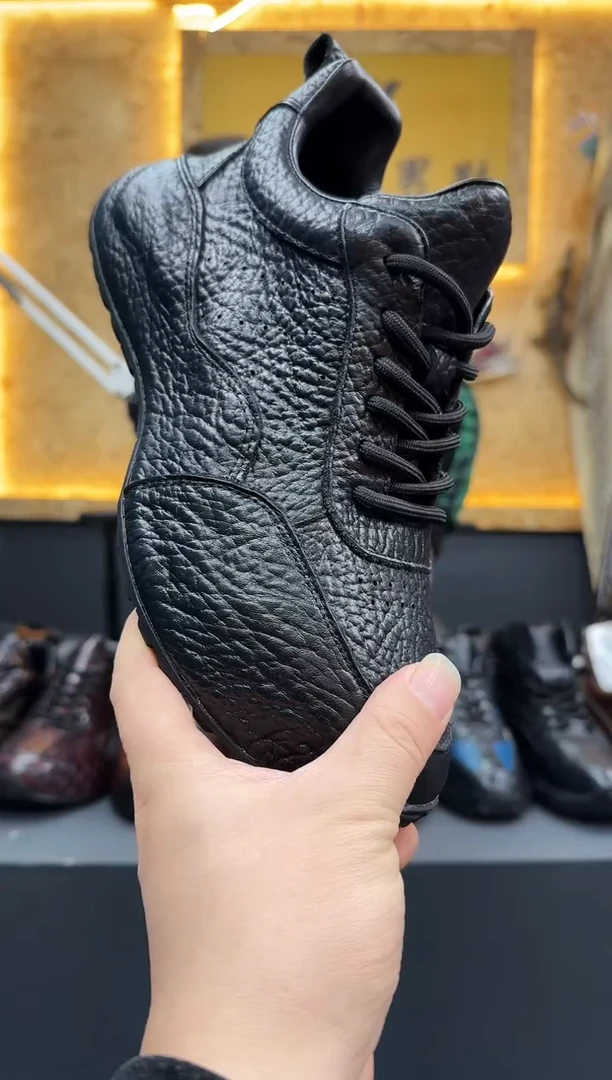 磨砂皮（牛皮）39码黑色6658