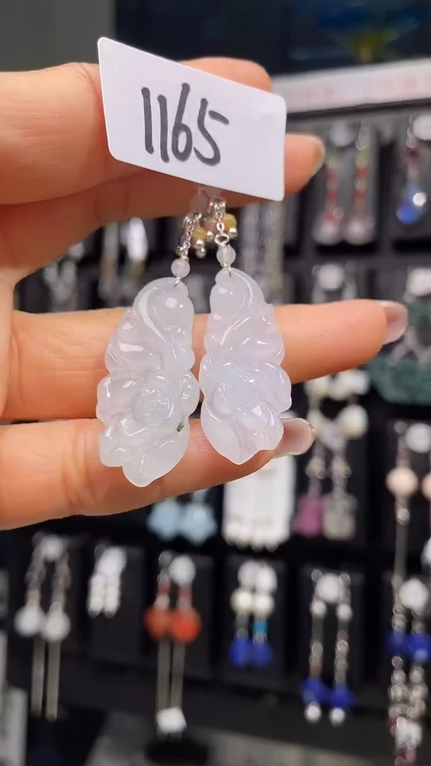 未镶嵌翡翠耳饰喜欢拍