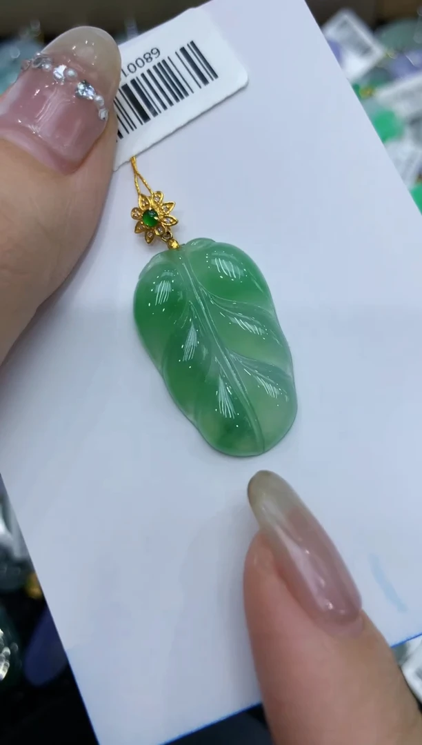 【闪购商品】翡翠颈饰18K金镶嵌222222222