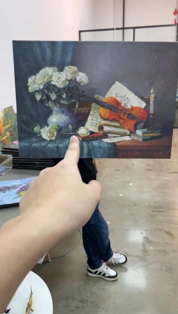 俄美协画家原创油画50*70