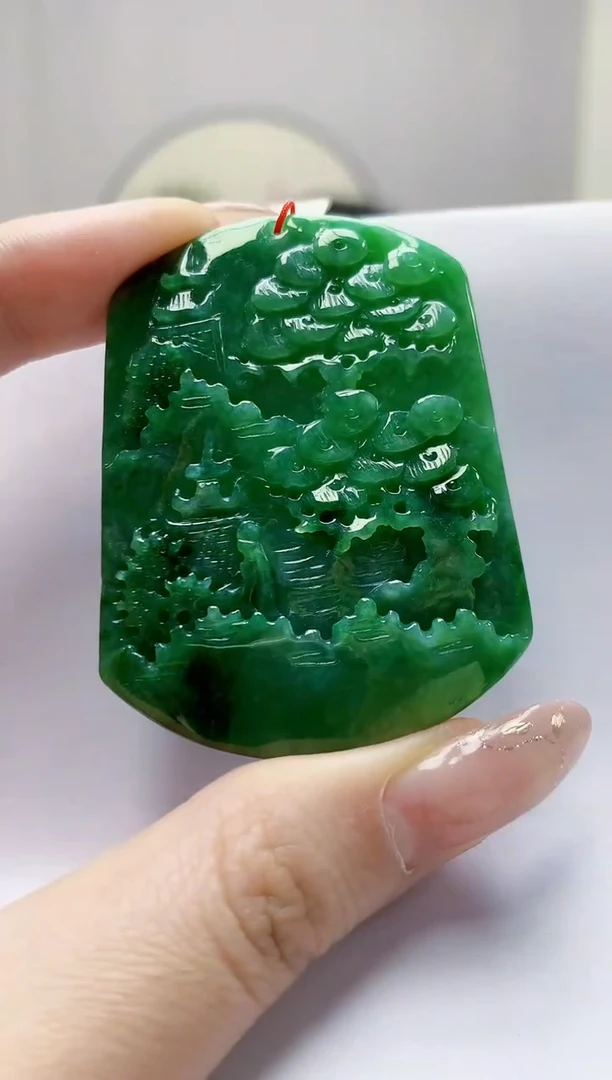 未镶嵌定制翡翠4852jw-毛货挂件69