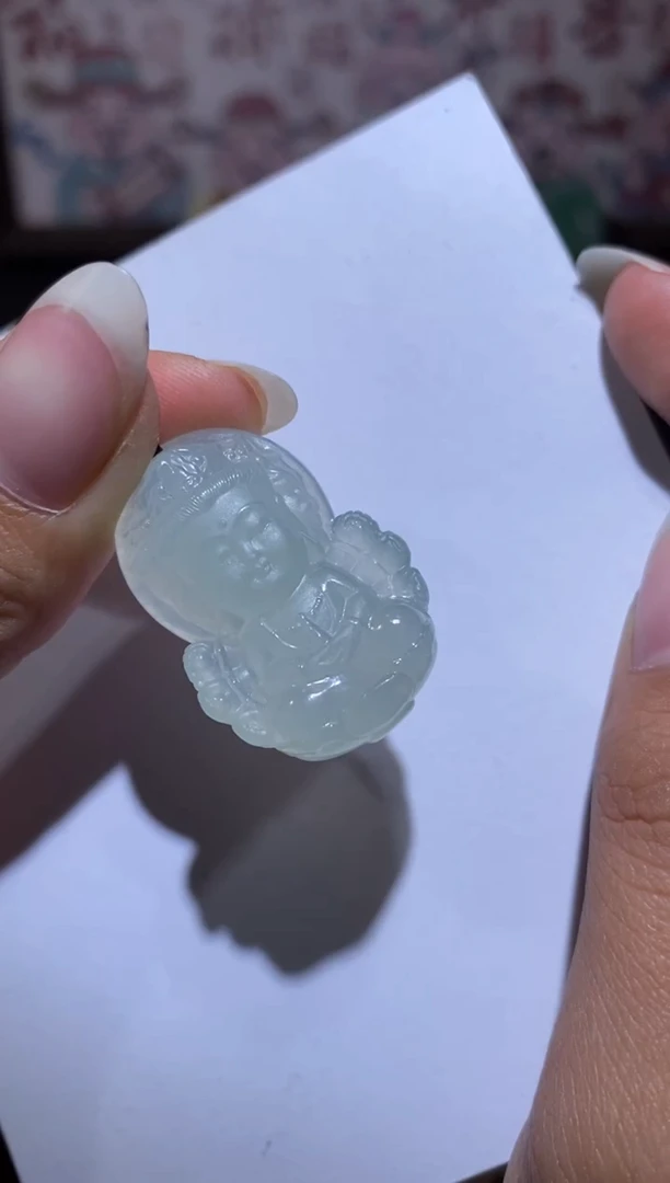 【闪购商品】翡翠颈饰未镶嵌千手宝宝佛