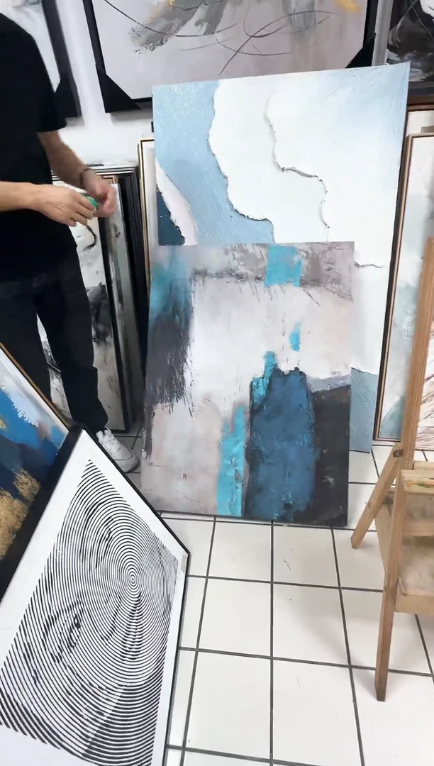 168现代装饰画油画75cm*100cm