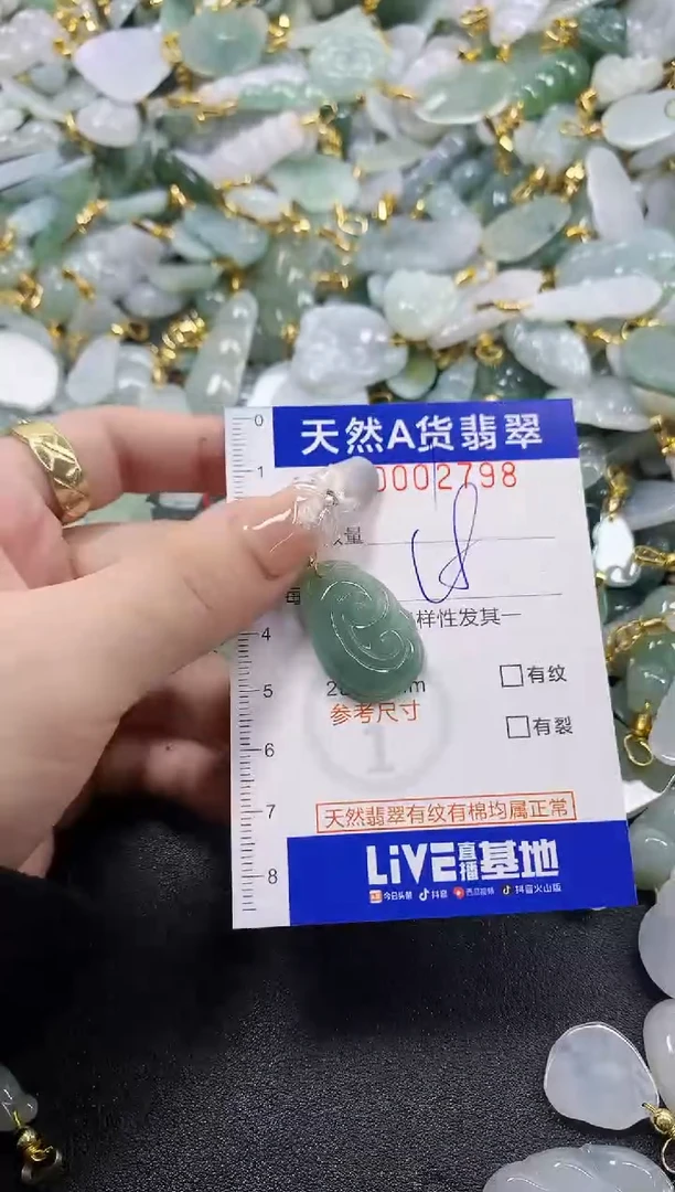 颈饰未镶嵌翡翠天然A货翡翠