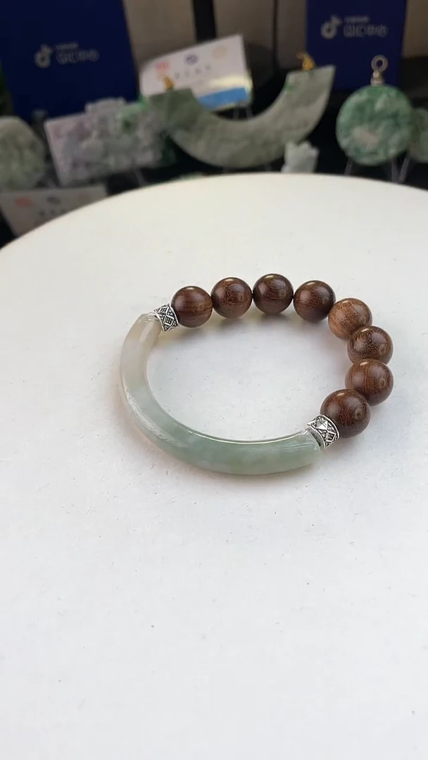 未镶嵌手链翡翠手工定制默认微瑕主播介绍为准