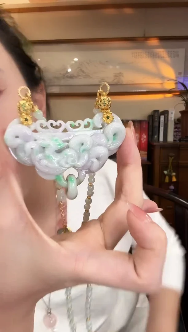 颈饰未镶嵌翡翠国风