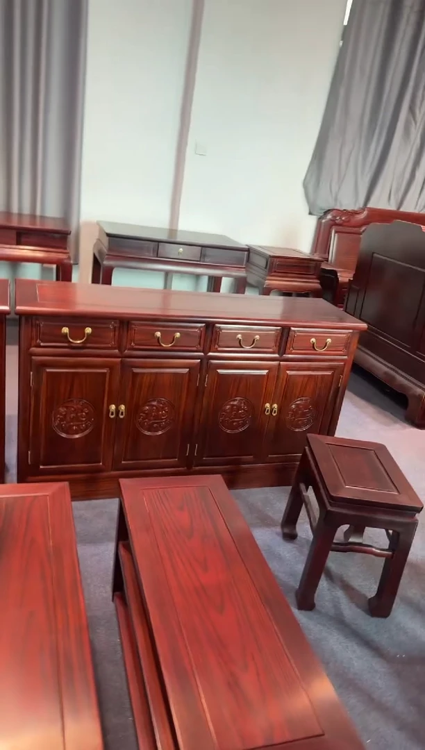 黑酸枝木类储物柜餐边柜