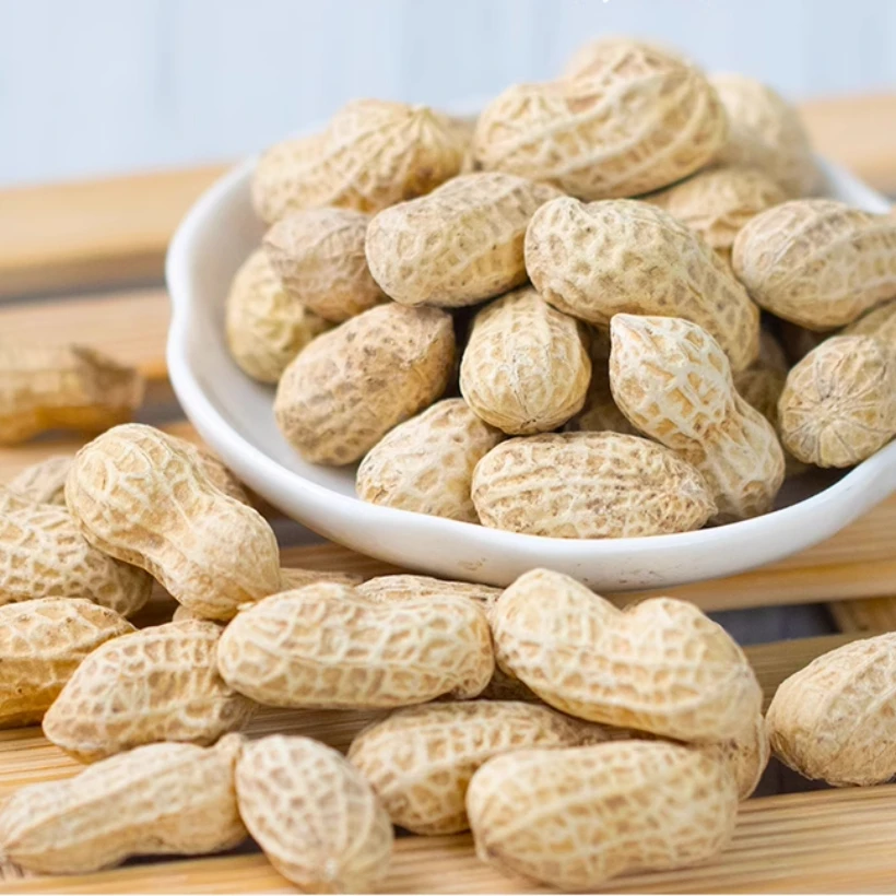 干花生蒜香原味咸味带壳不上火炒货零食1斤花生同城送