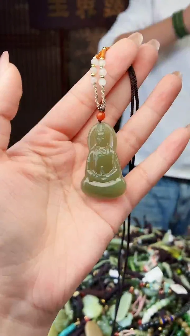 颈饰未镶嵌和田玉多样性发货拍一发一