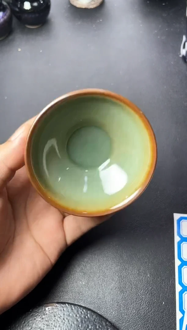 茶盏585  叶紫建盏叶紫建盏