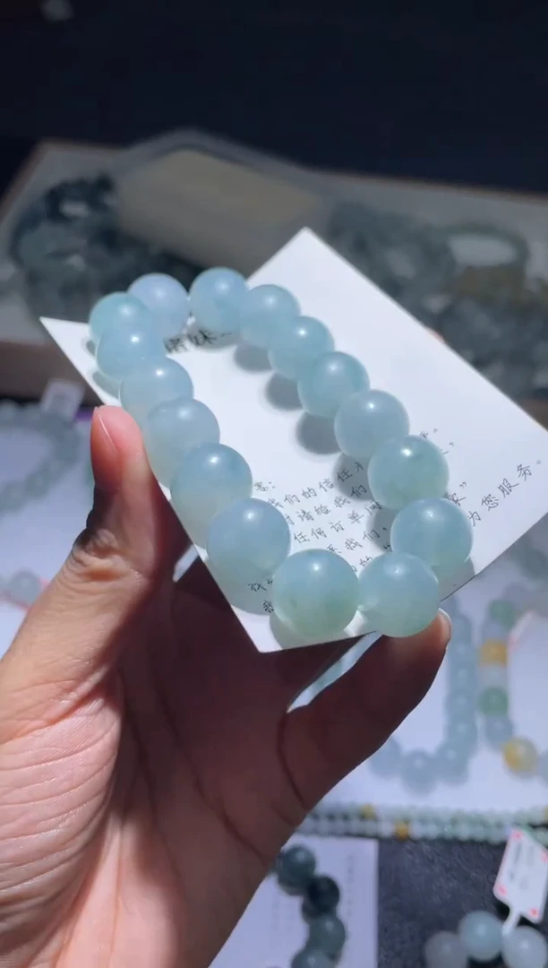 未镶嵌定制翡翠翡翠手串