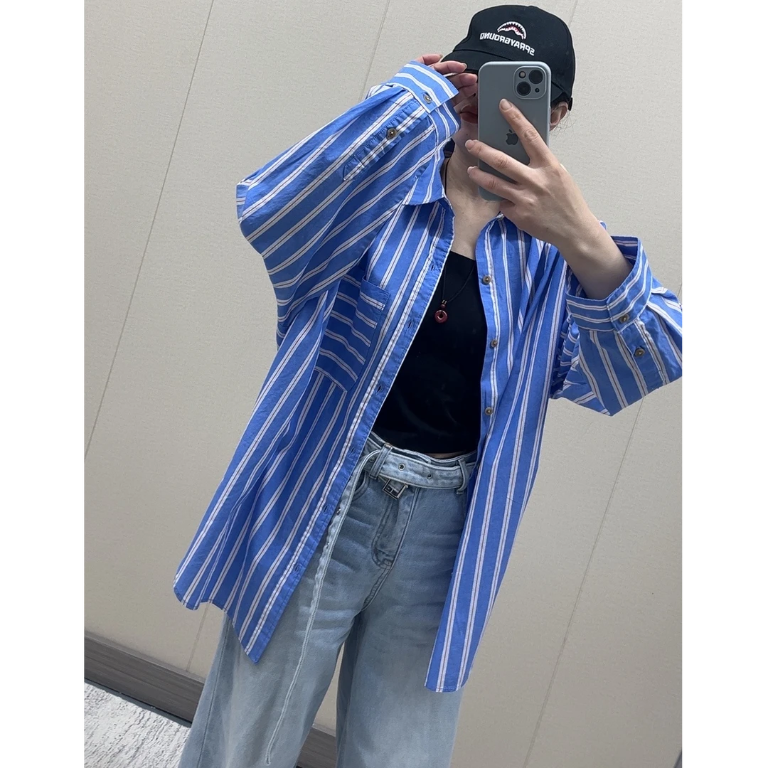 休闲宽松百搭衬衫