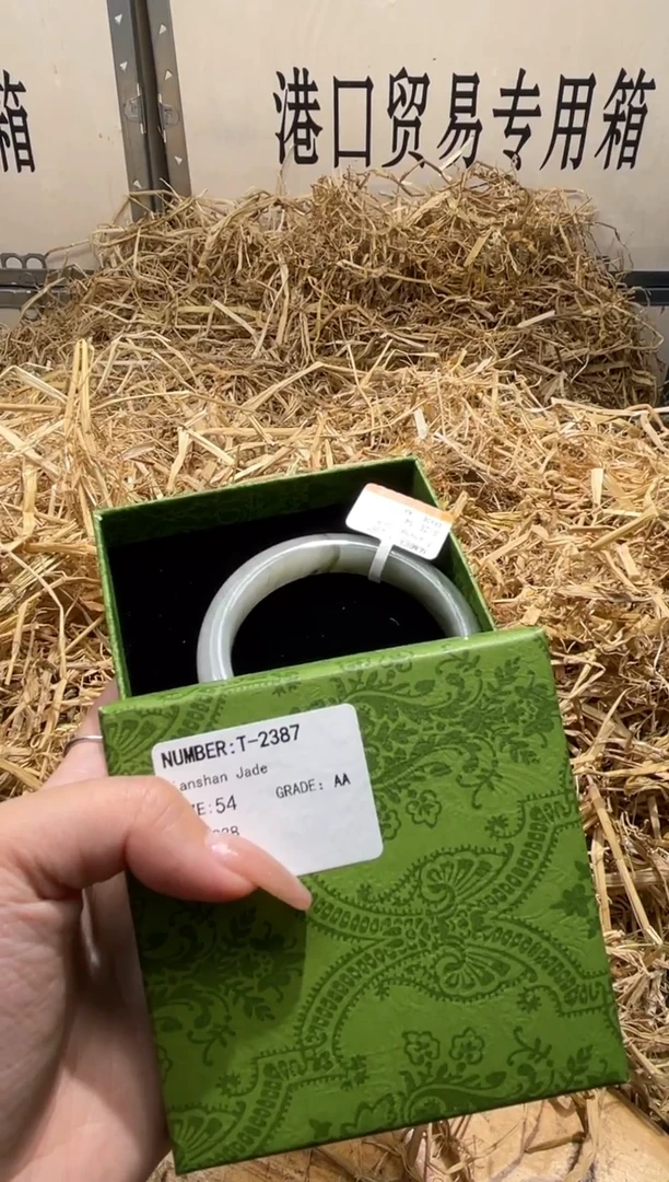 未镶嵌手镯石英质玉T2387LV