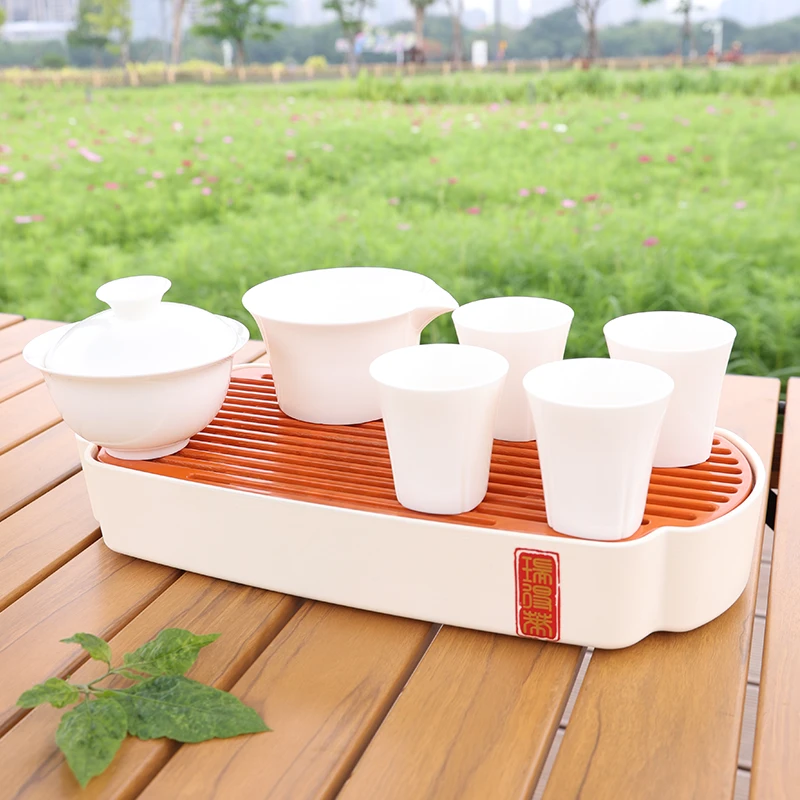 换代电木储水茶盘家用户外公司礼品酒店便携多功能大容量旅行干泡