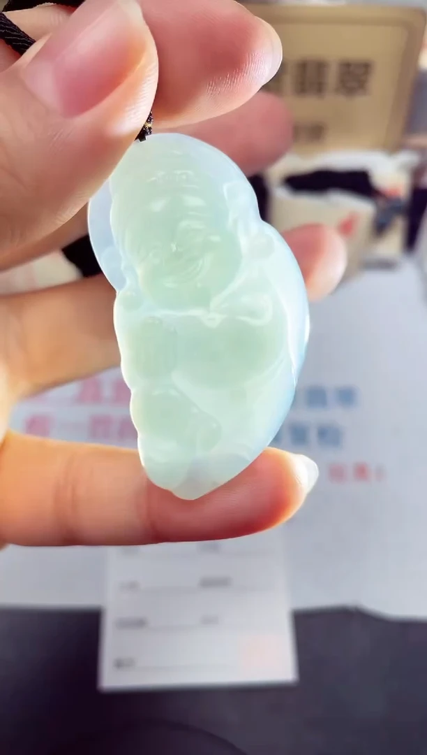 颈饰未镶嵌翡翠天然缅甸翡翠A货