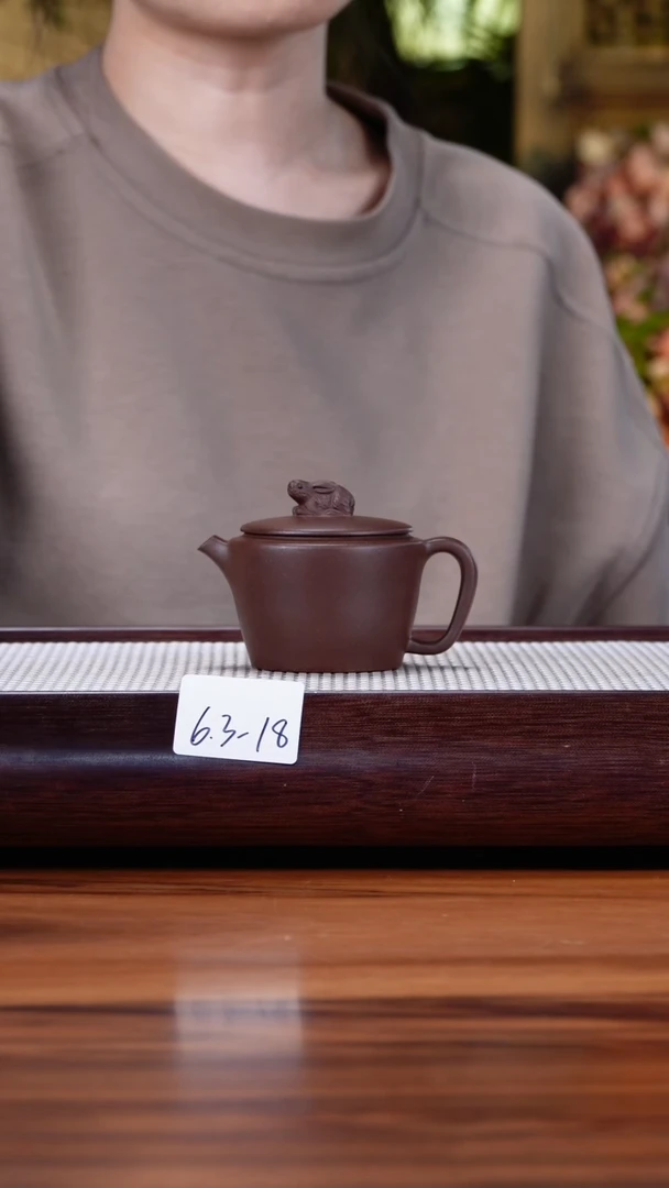 茶壶紫砂6.3-18 紫泥 汉瓦100