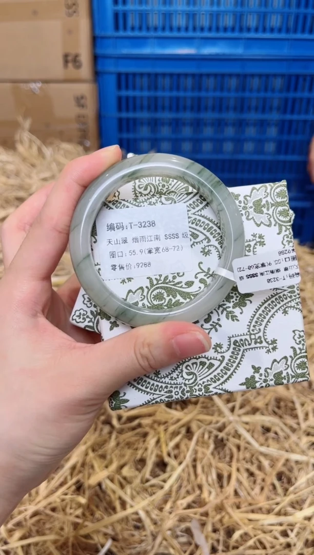 未镶嵌手镯石英质玉T-3238