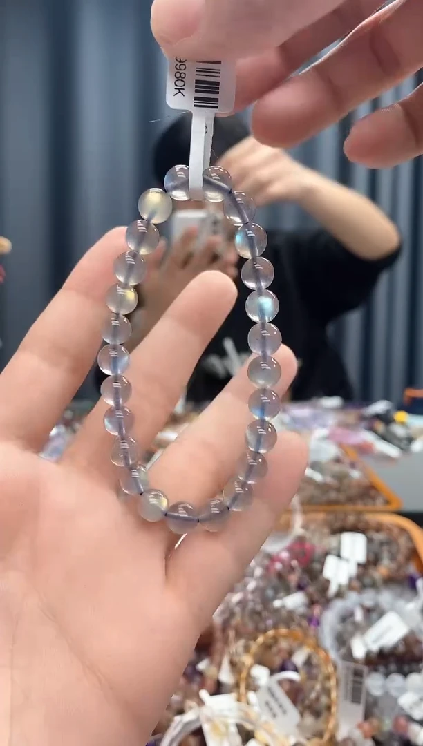 【闪购商品】长石手链未镶嵌灰月光