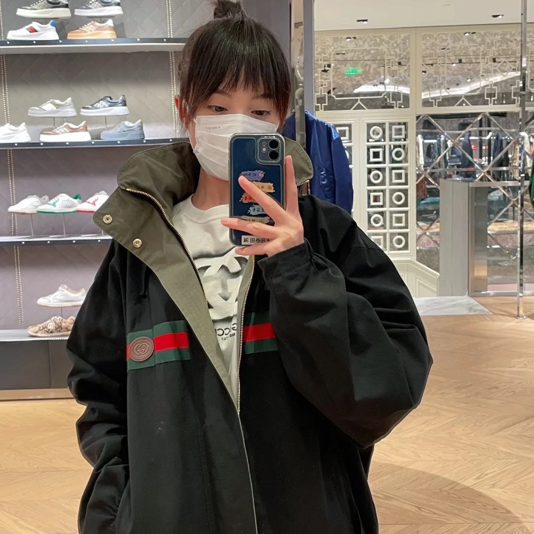 99新 GUCCI/古驰 logo夹克外套/尺码44/000
