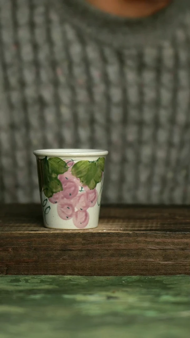 青诗集手工手绘瓷器