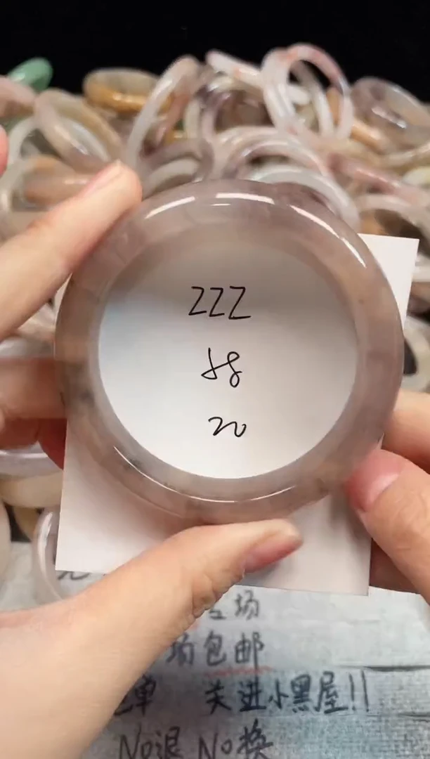 未镶嵌手镯石英质玉222