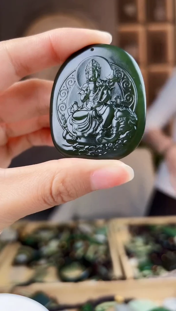 颈饰未镶嵌和田玉拍一发一，多样性发货