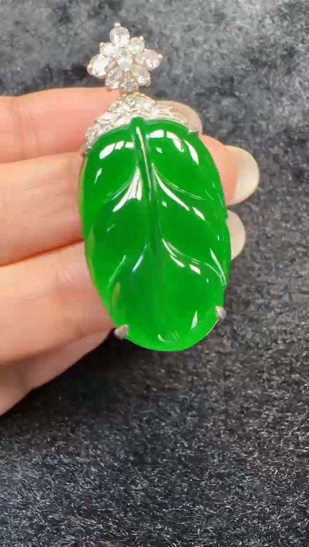 未镶嵌定制翡翠翡翠吊坠87