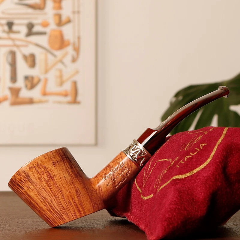 意大利音乐家Don Carlos 龙年限量款 锤子斗桌斗 手工石楠木烟斗