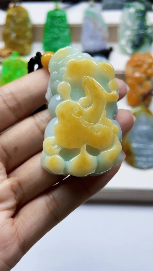 颈饰未镶嵌翡翠翡翠A货