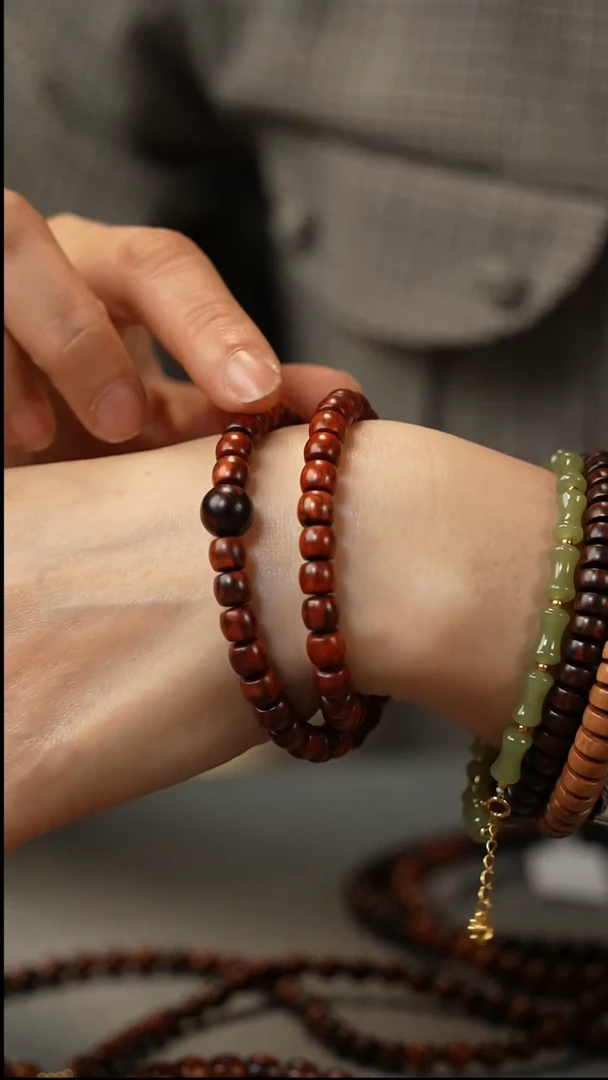 【闪购商品】降真香手串/手链红降6x7mm双圈