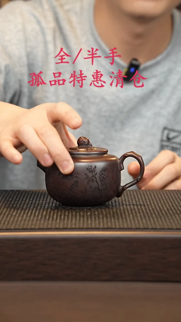 茶壶紫砂紫砂源头精品手工作品6667