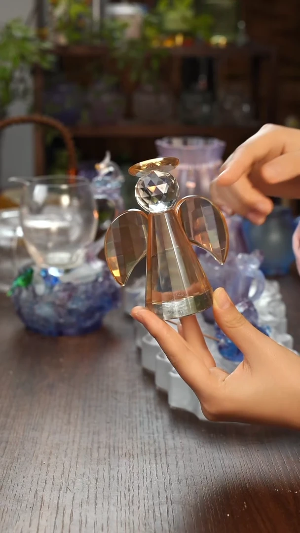 闪购小天使小摆件水晶