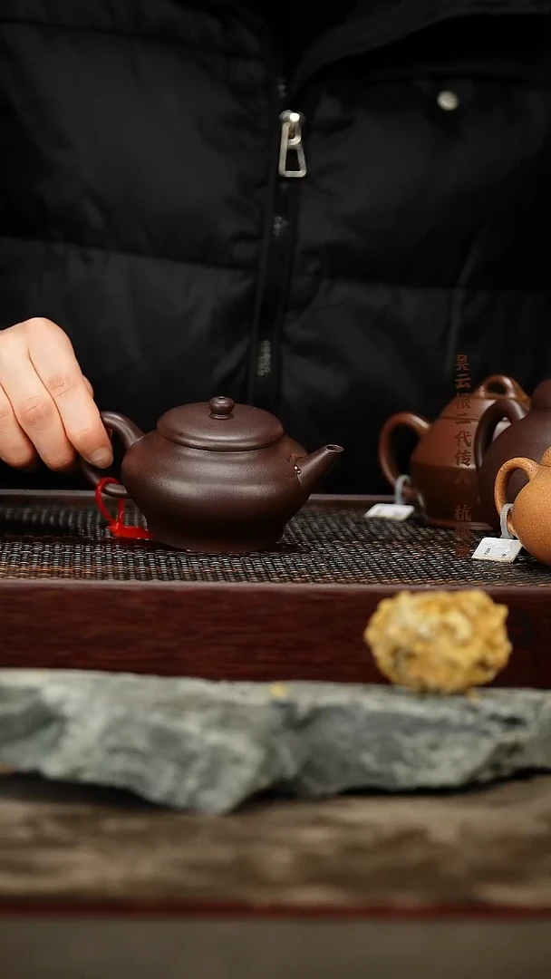 茶壶紫砂紫泥水平