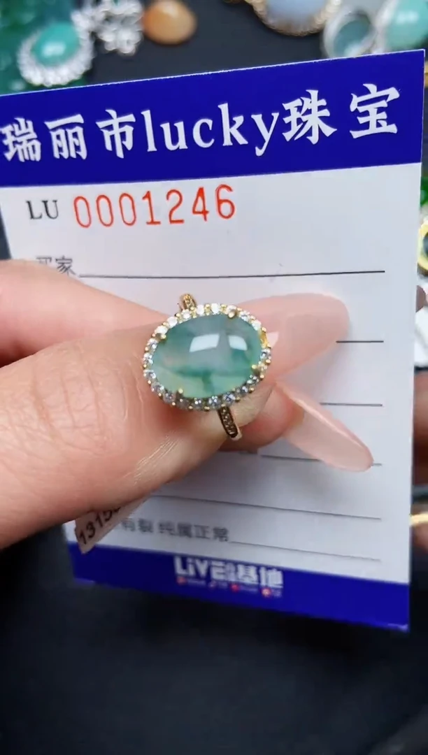 【闪购商品】翡翠颈饰银S925镶嵌1246