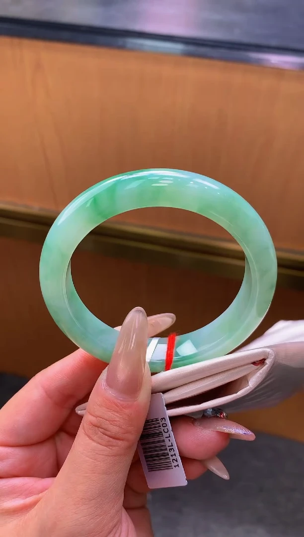 未镶嵌手镯翡翠-F62-正圈55.6